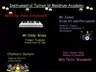 Instrumental Tuition at Meldrum Academy
