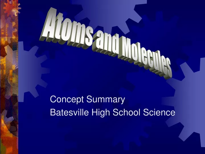 concept summary batesville high school science