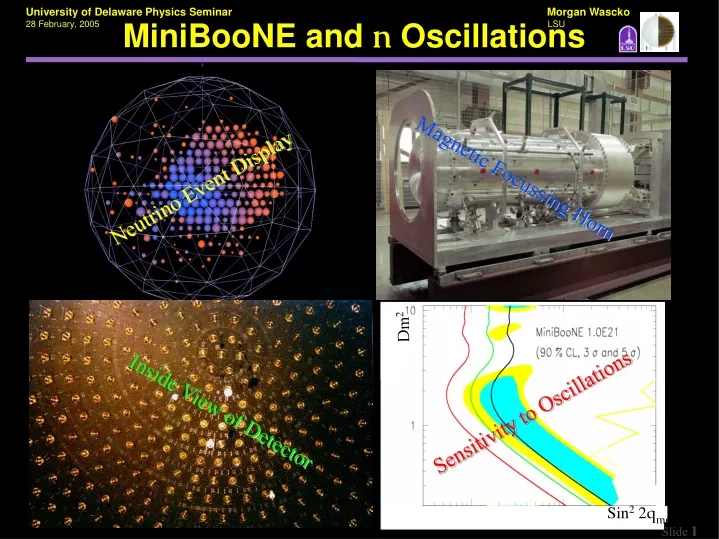 miniboone and n oscillations