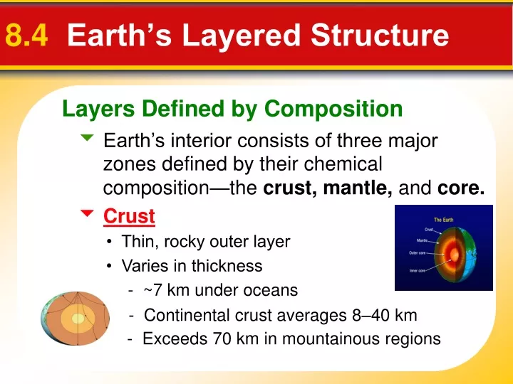 8 4 earth s layered structure