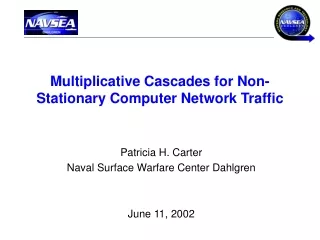 Multiplicative Cascades for Non-Stationary Computer Network Traffic