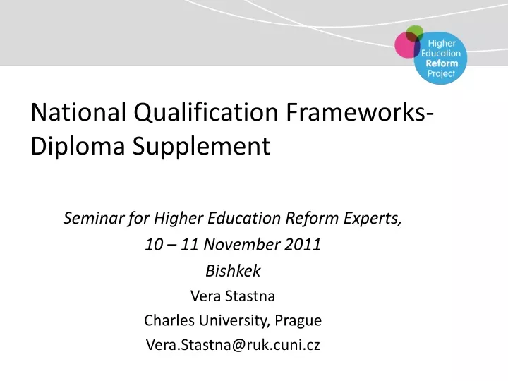 national qualification frameworks diploma supplement