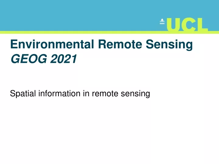 environmental remote sensing geog 2021