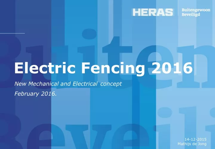 electric fencing 2016