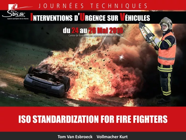 iso standardization for fire fighters