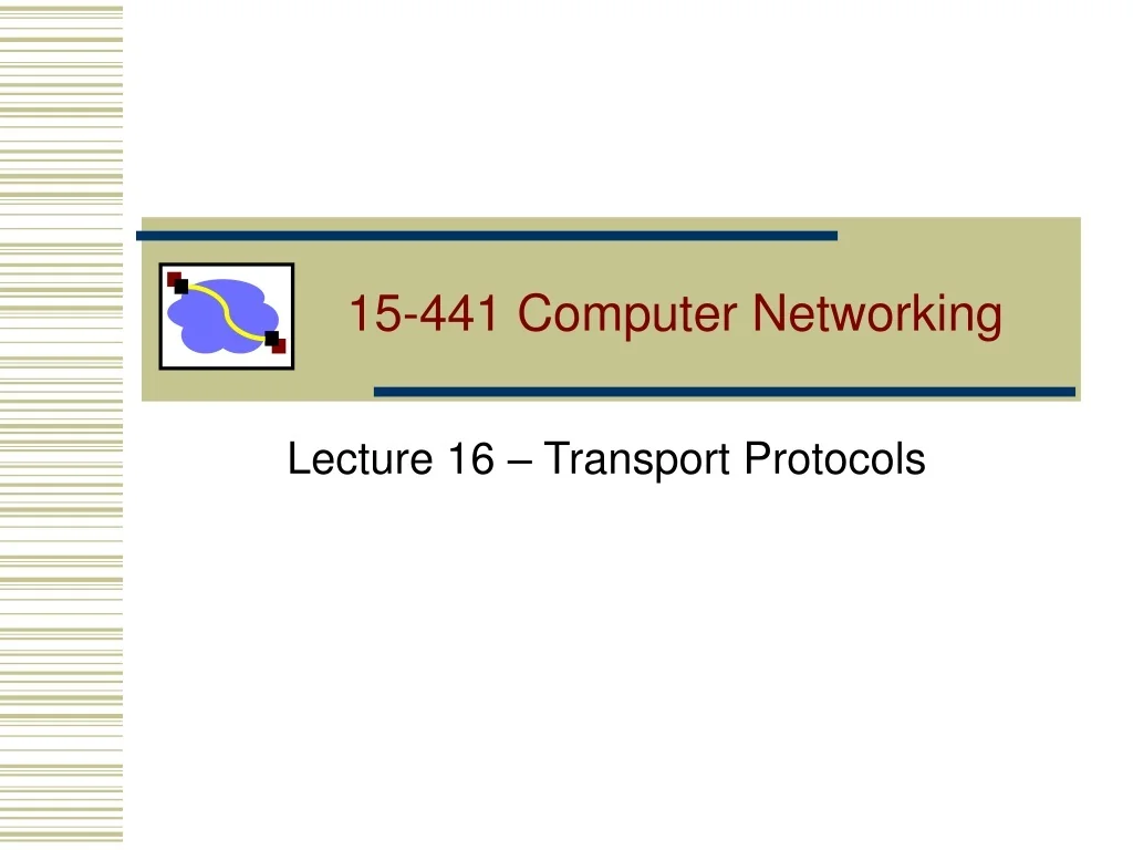 PPT - TCP and UDP Transport Protocols - Lecture Summary PowerPoint ...