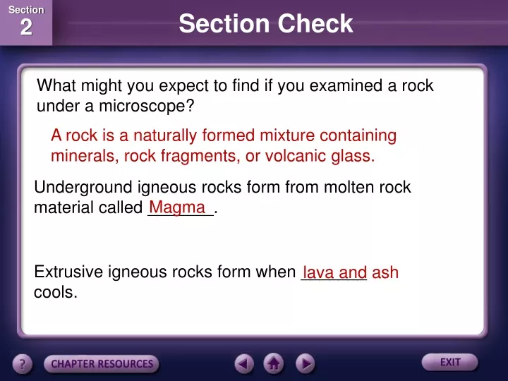 section check