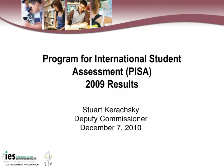 program for international student assessment pisa