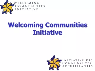 Welcoming Communities Initiative