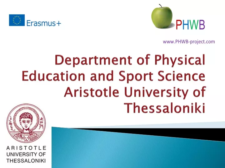 department of physical education and sport science aristotle university of thessaloniki