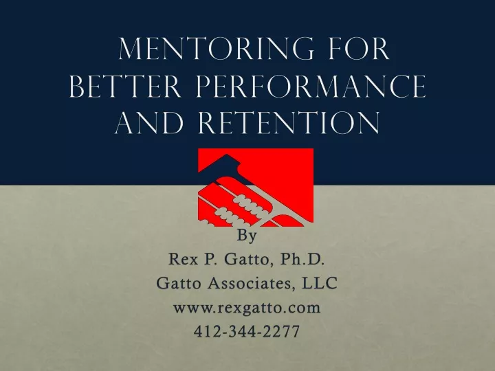 mentoring for better performance and retention