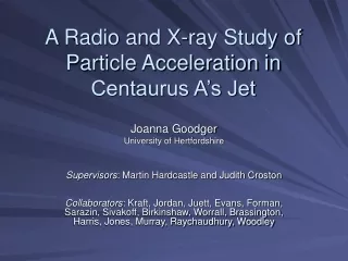 A Radio and X-ray Study of Particle Acceleration in Centaurus A’s Jet