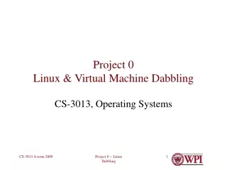 Project 0  Linux &amp; Virtual Machine Dabbling