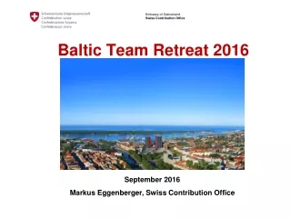 Baltic Team Retreat 2016