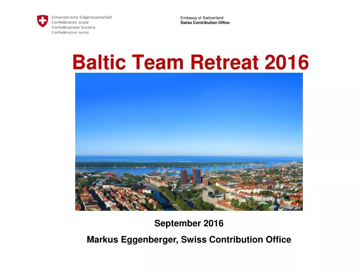 baltic team retreat 2016