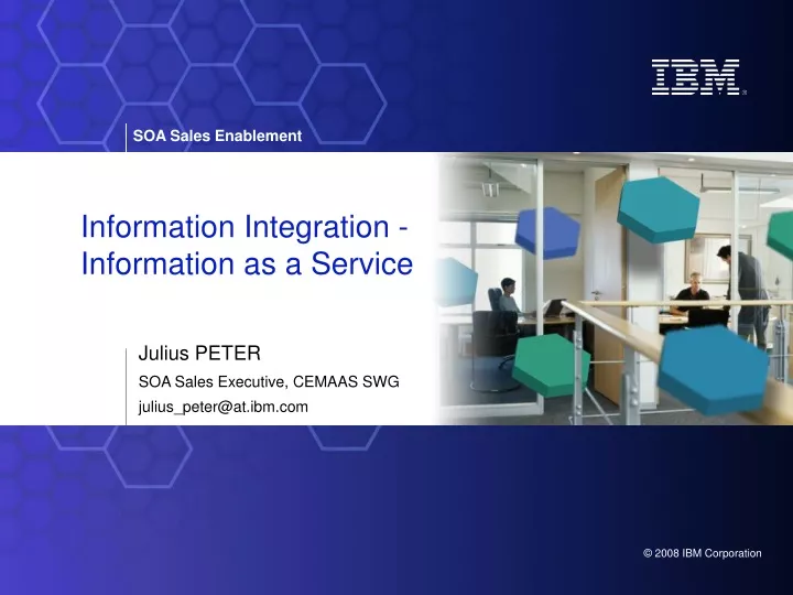 information integration information as a service