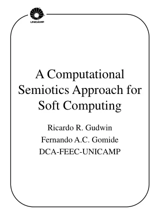 A Computational Semiotics Approach for Soft Computing