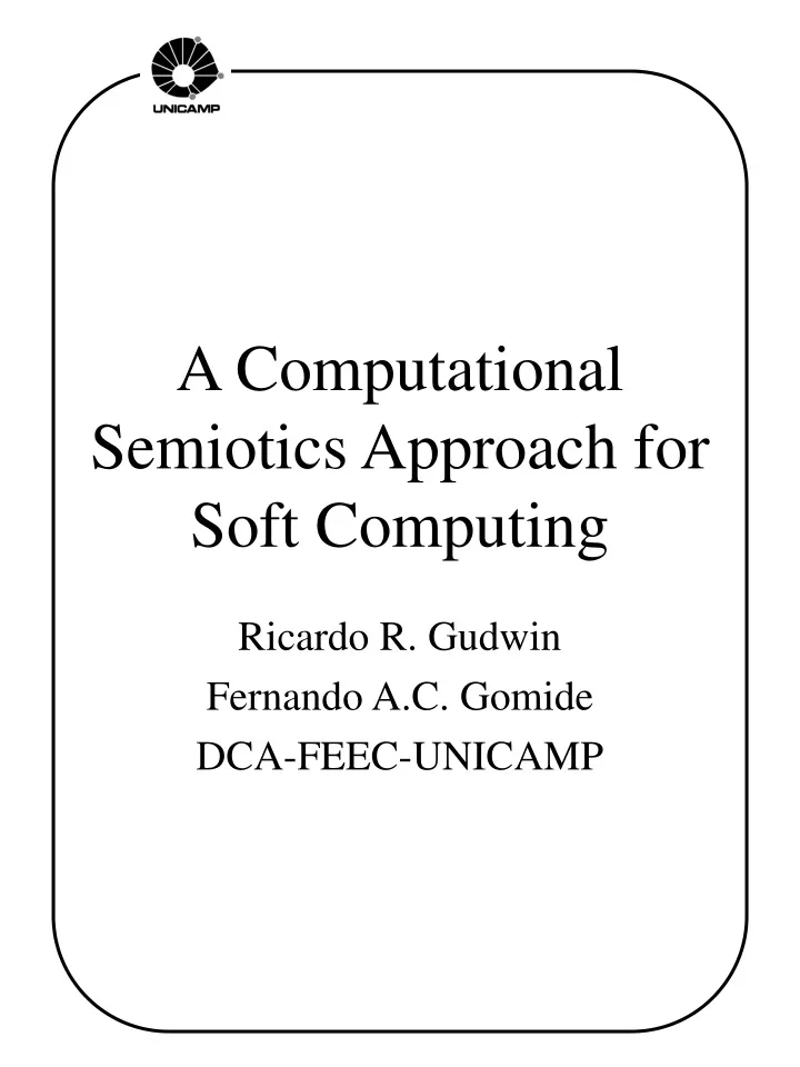 a computational semiotics approach for soft computing