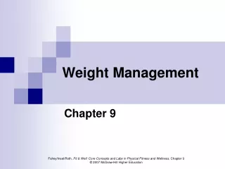 Weight Management