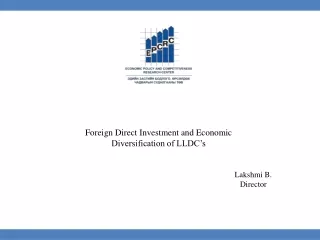 Foreign Direct Investment and Economic Diversification of LLDC’s