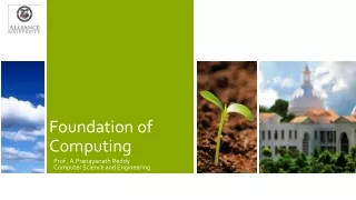 Foundation of Computing