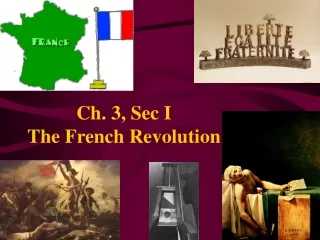 Ch. 3, Sec I The French Revolution