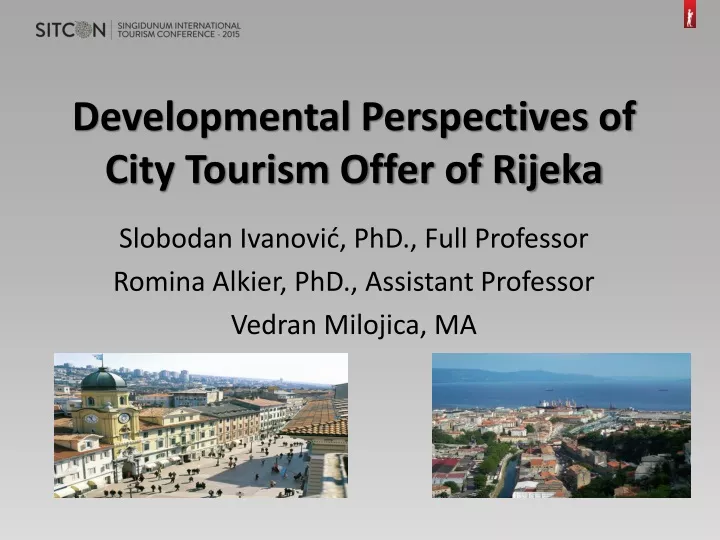 developmental perspectives of city tourism offer of rijeka