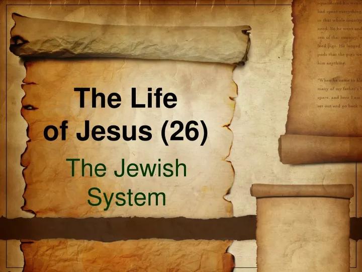 the life of jesus 26