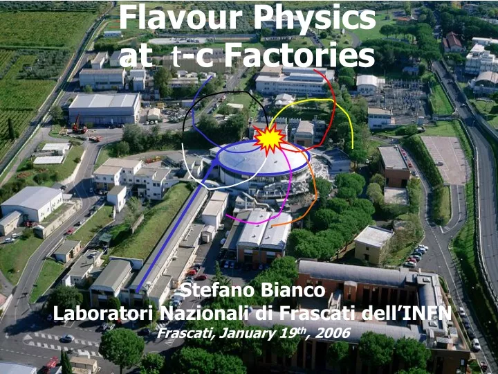 flavour physics at t c factories