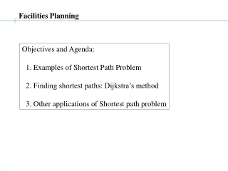 Facilities Planning