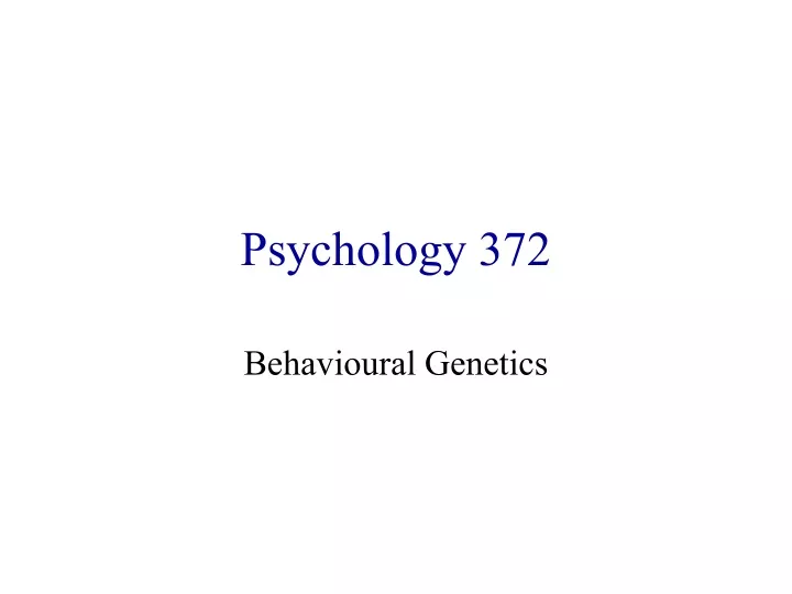 psychology 372