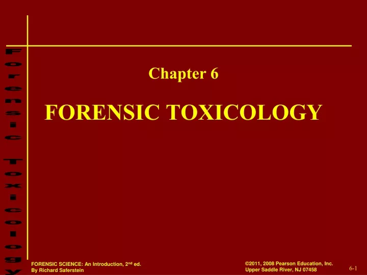 forensic toxicology