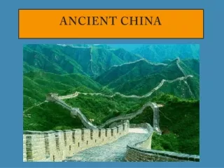 Ancient China