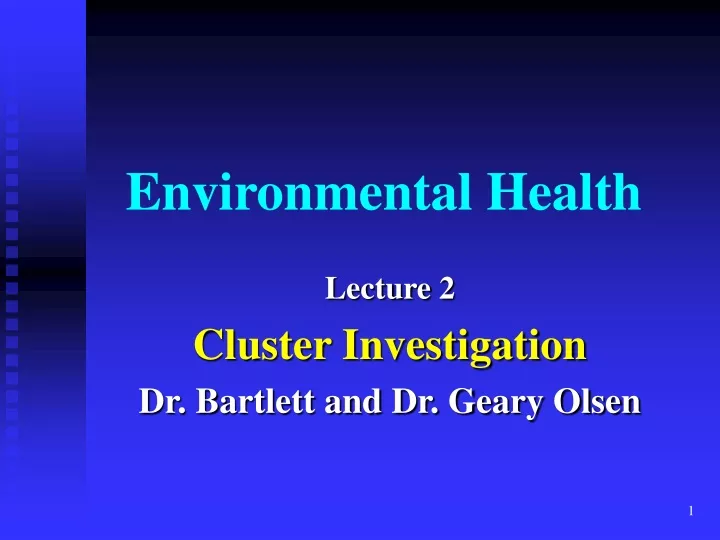 environmental health