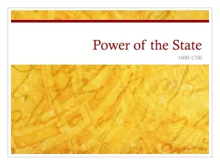 Power of the State