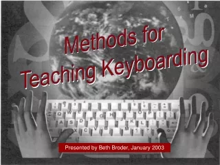 Presented by Beth Broder, January 2003