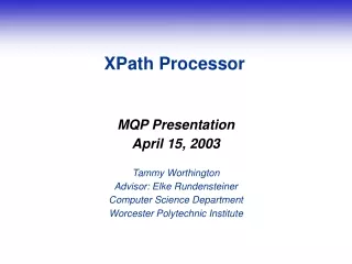 XPath Processor