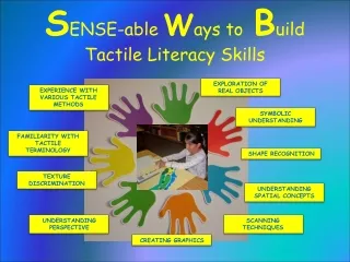 S ENSE-able  W ays to   B uild  Tactile Literacy Skills