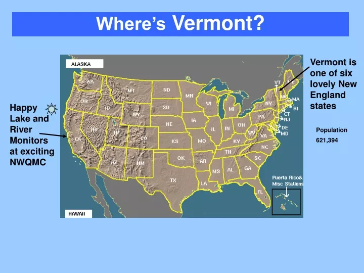 where s vermont