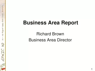 Business Area Report
