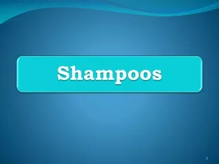 The primary function of shampoo is to clean hair 	and scalp. THE TERM :