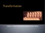 God's Perspective on Mind Transformation: Journey to Spiritual Enlightenment - slide 1