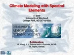 Climate Modeling with Spectral Elements - slide 1