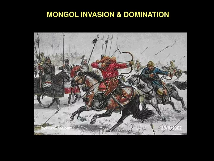 mongol invasion domination