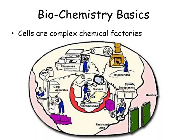 bio chemistry basics