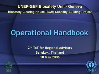 Operational Handbook