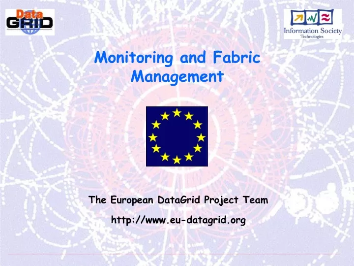 monitoring and fabric management