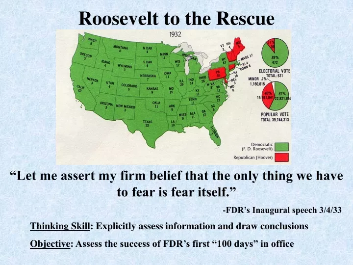 roosevelt to the rescue