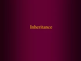 Inheritance