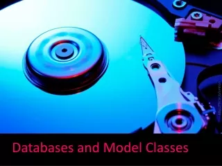 Databases and Model Classes